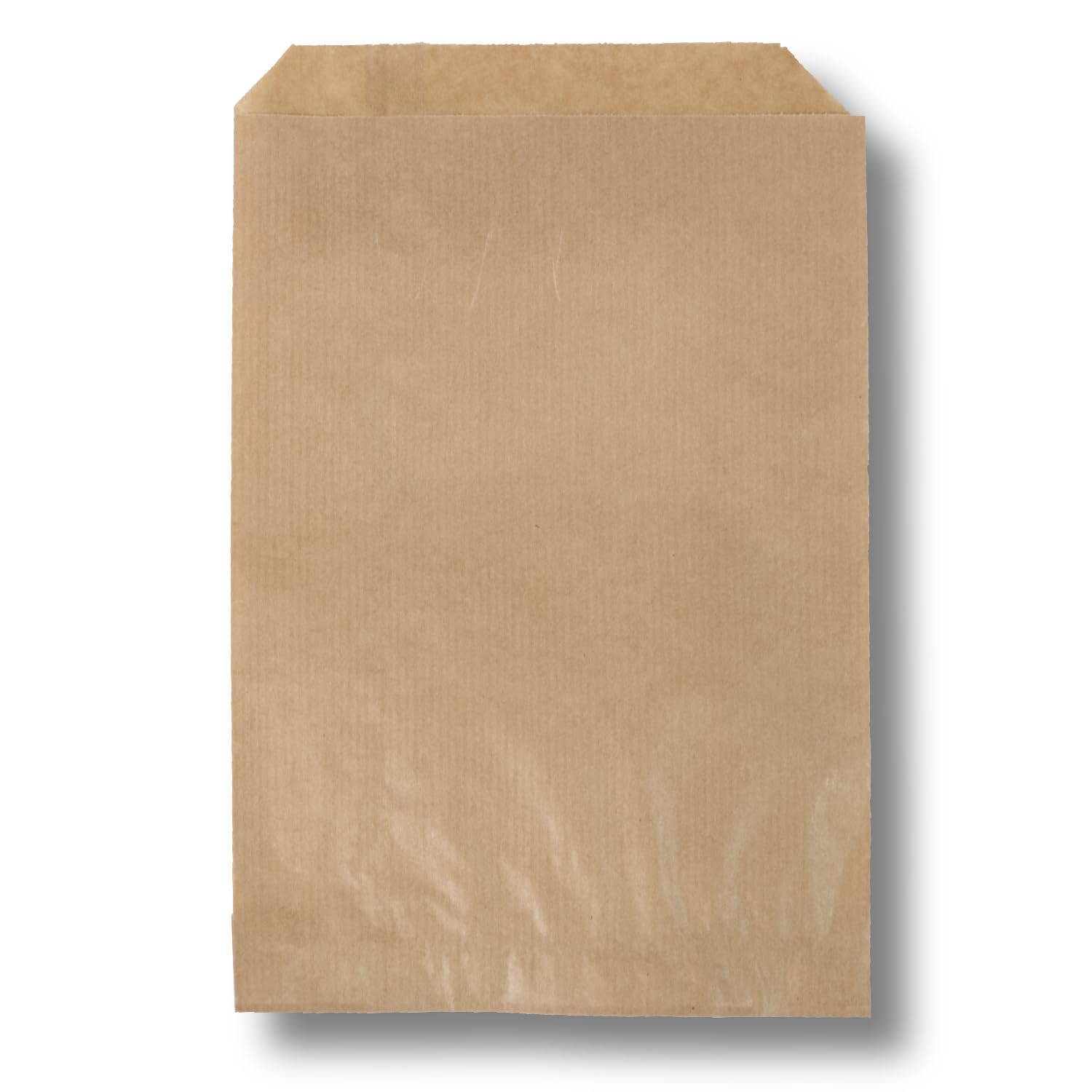 dm-folien Bolsas de papel, 2000 unidades, 160 x 230 + 20 mm, muchos tamaños, bolsas de papel de estraza de 40 g/m², bolsas de pan aptas para alimentos, bolsas de papel kraft reciclables para regalos y