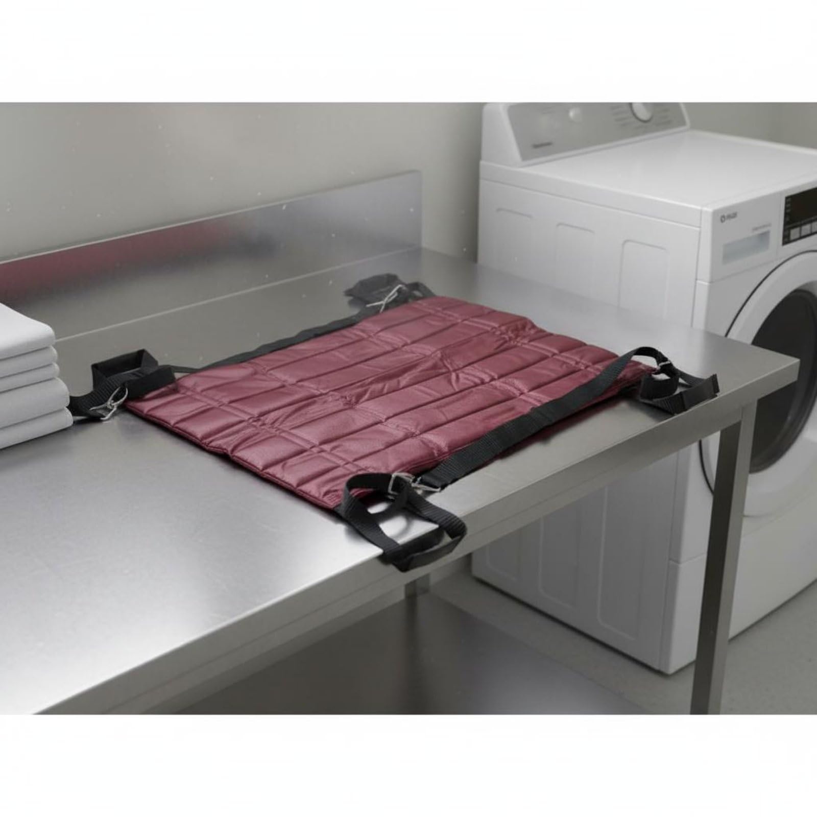 Patient Transfer Pad Hoja de Transferencia Paciente Sábana de Reposicionamiento Pad de Traslado Tapete con Asas y Cinturón para Levante Asistido