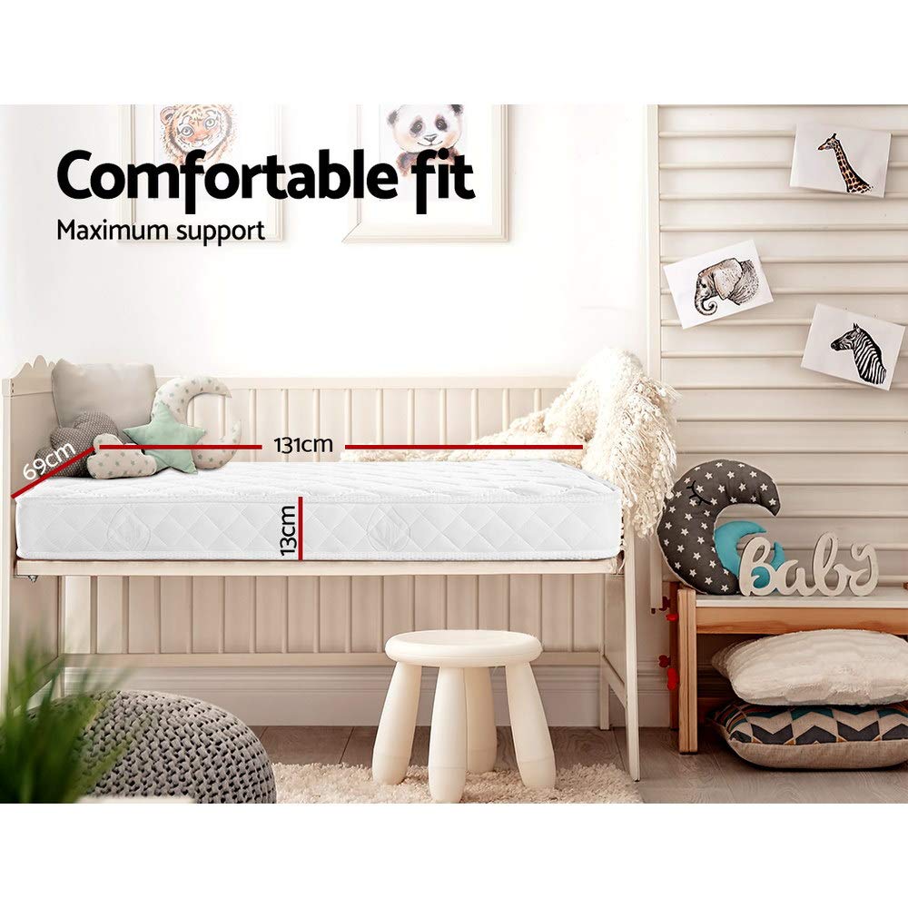 crib mattress 69cm by 131 cm