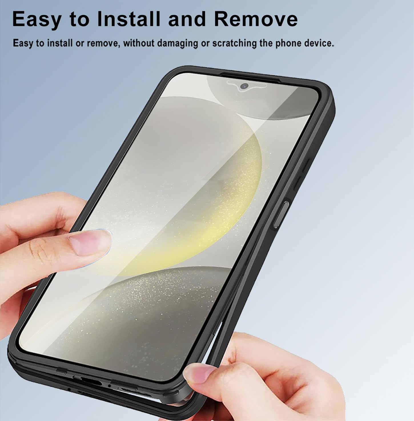 PRISMA ONLINE Coque Double Face Avant Et Arrière En Silicone TPU + PC