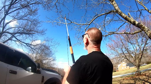 SISUPASSIE Podador de Árbol Telescópico 12FT con Sierra miniatura 7