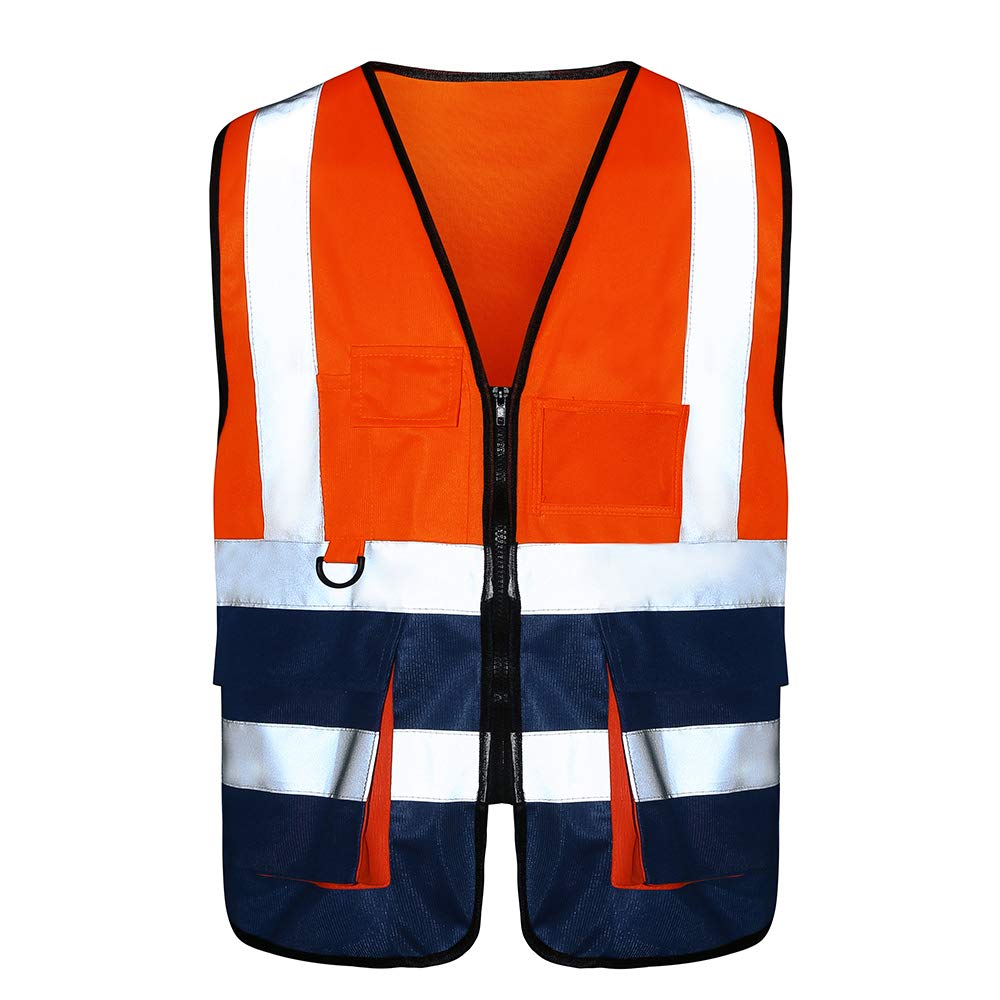 A-SAFETY Pink Safety Vests for Women,Working Safety Vest with Reflective Strips,Medium — view 124