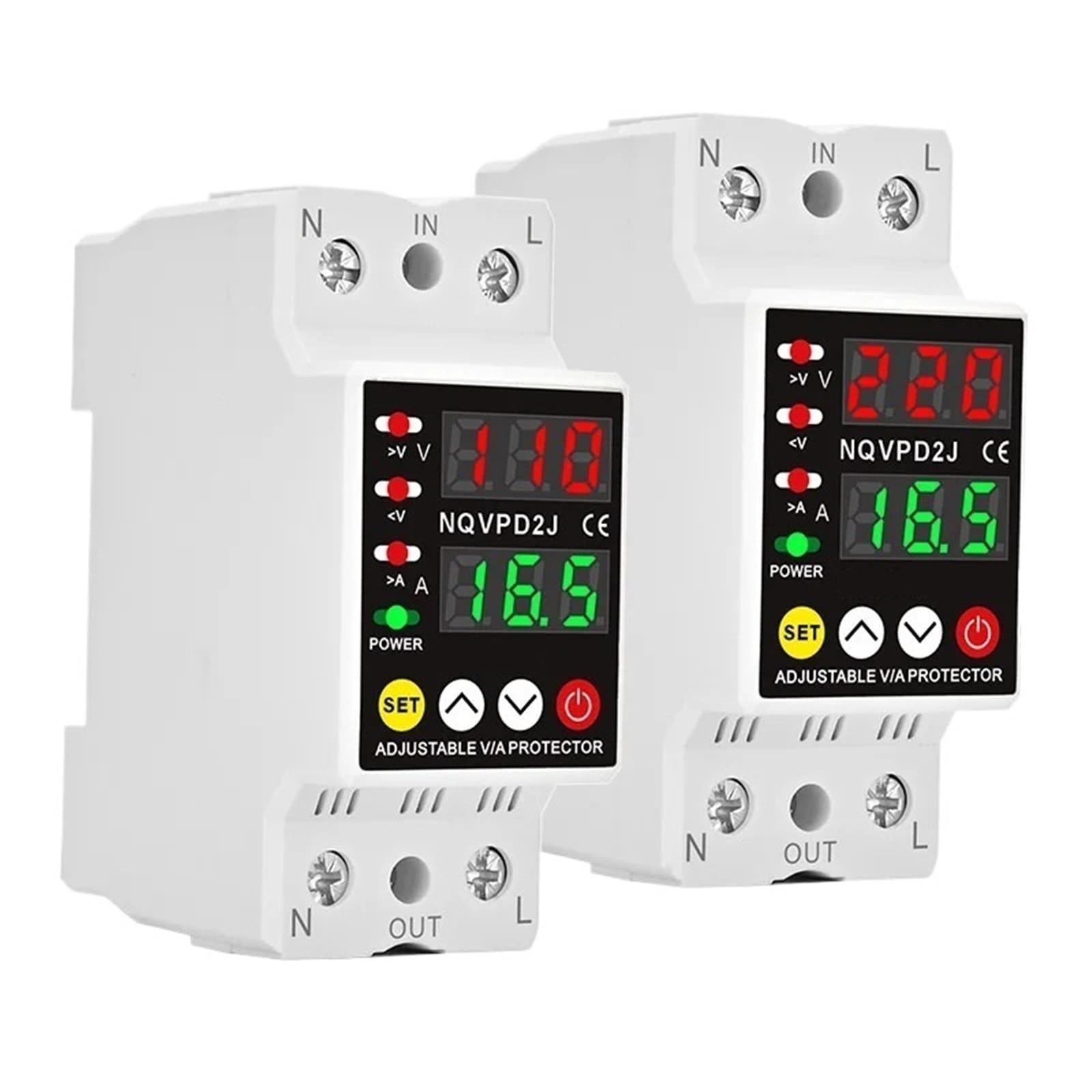 Voltmètre de protection contre les variations 80-300V - 7