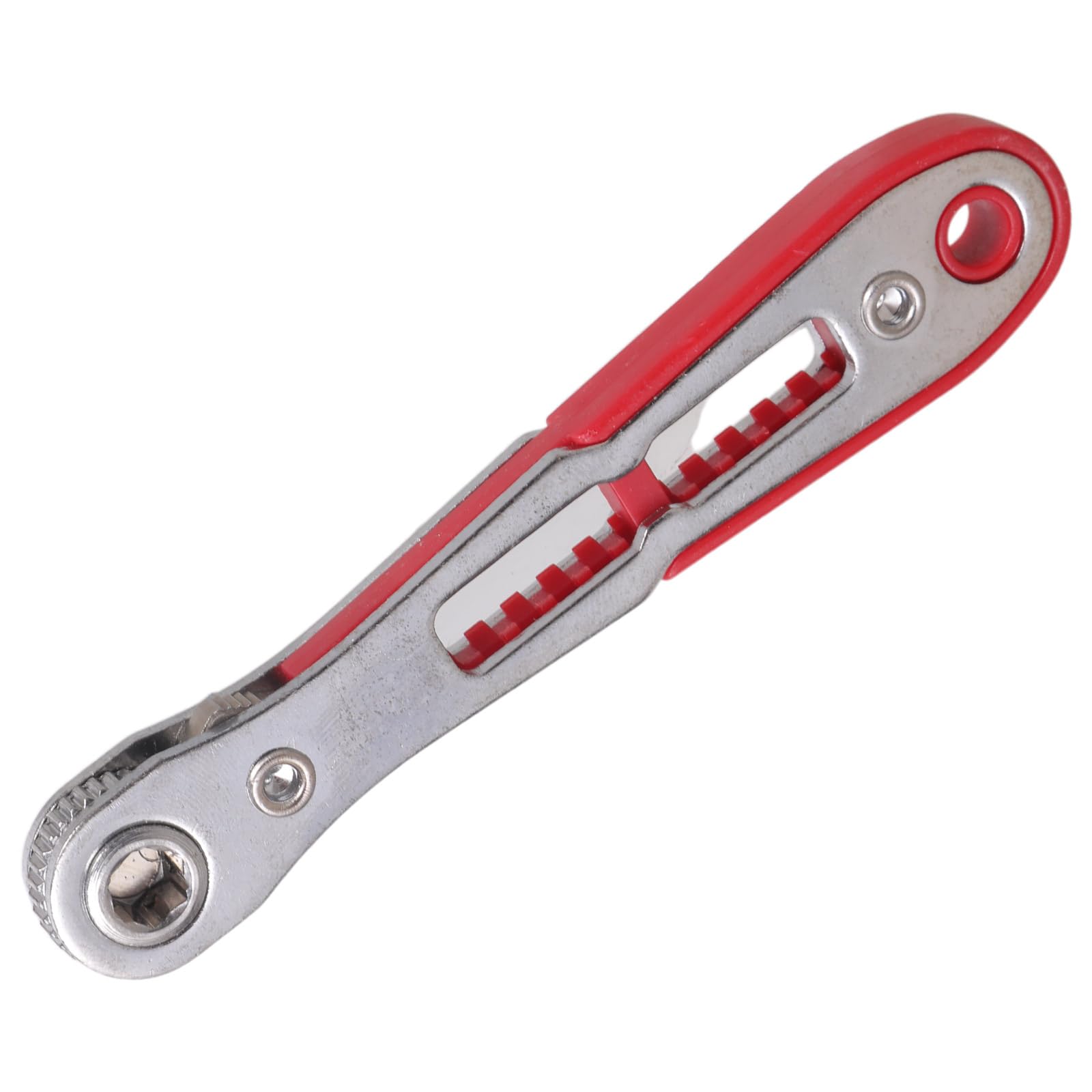 Jazuaiao 36Tooth Ratcheting Wrench Durability Carbon Steel Nonslip Handle Ratcheting Screwdriver For Automotive Repairs Slotted Carbon Steel Wrench