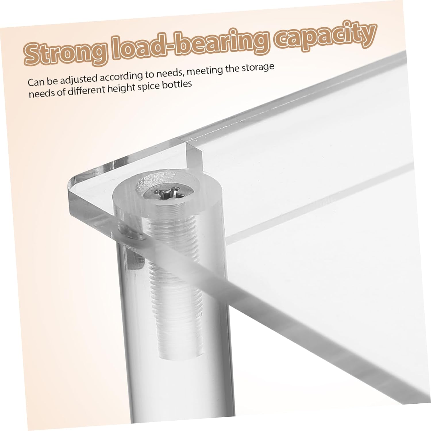 4個 キッチンスパイスラック スパイスシェルフオーガナイザー キ