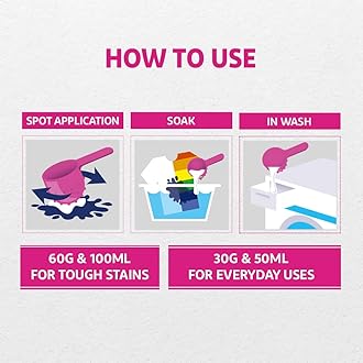 Vanish All in One Powder Detergent Booster - 100 g | Removes Stains, Whitens Whites and Brightens Colors