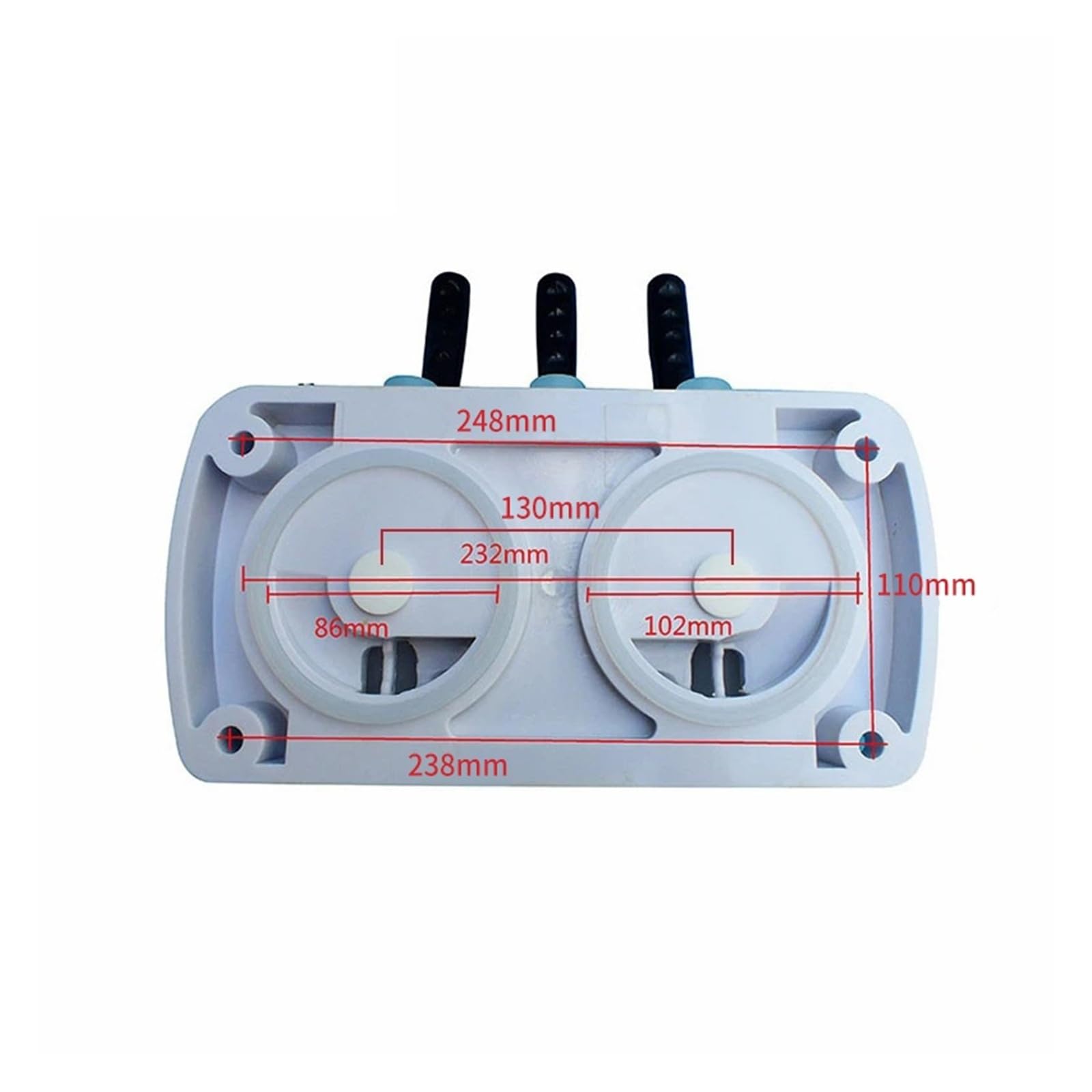 Ice Cream Maker Front Panel Spare Parts - Single Row Valve Manifold,Compatible With Guangshen Ice Cream Machine Valves And Handles