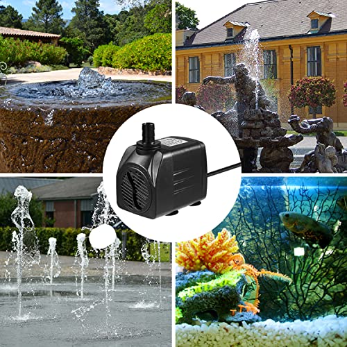Pompe aquarium 600L/H silencieuse et économe pour fontaine - 6