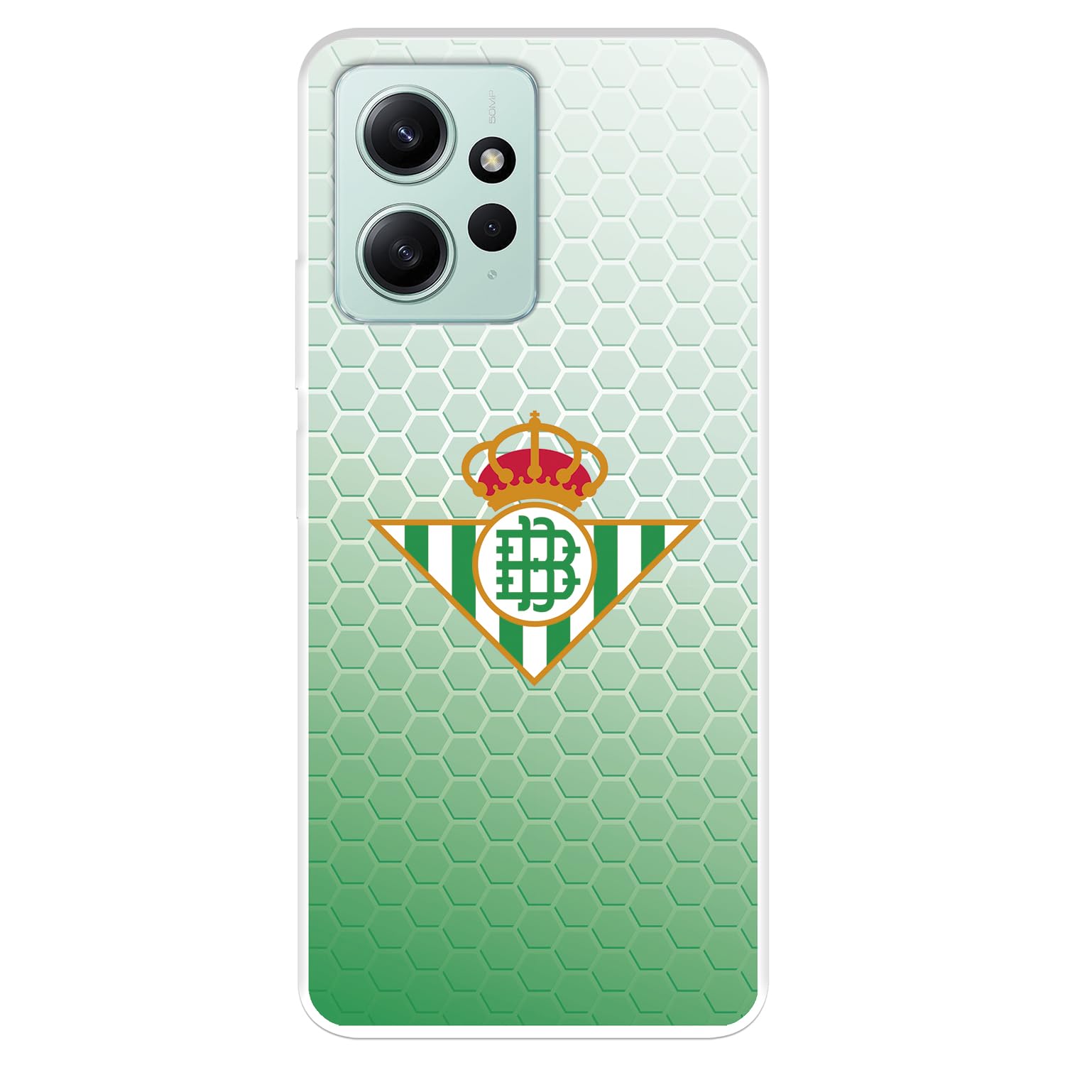 Custodia In Silicone Per Xiaomi Redmi Note 12 4G - Real Betis Balompié, Fondo Trasparente, Licenza Ufficiale - 2