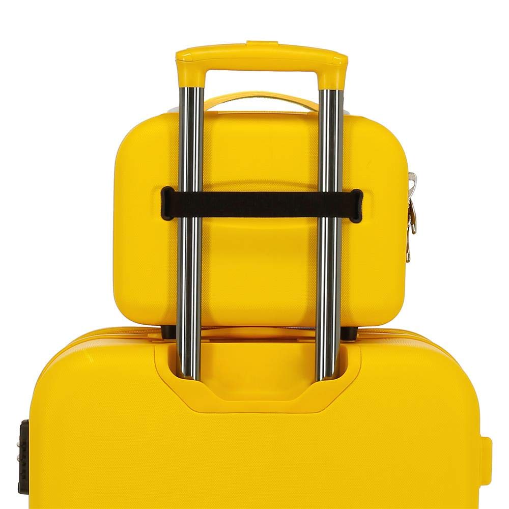 Movom Riga Trousse de toilette adaptable Jaune 29x21x15 cms ABS