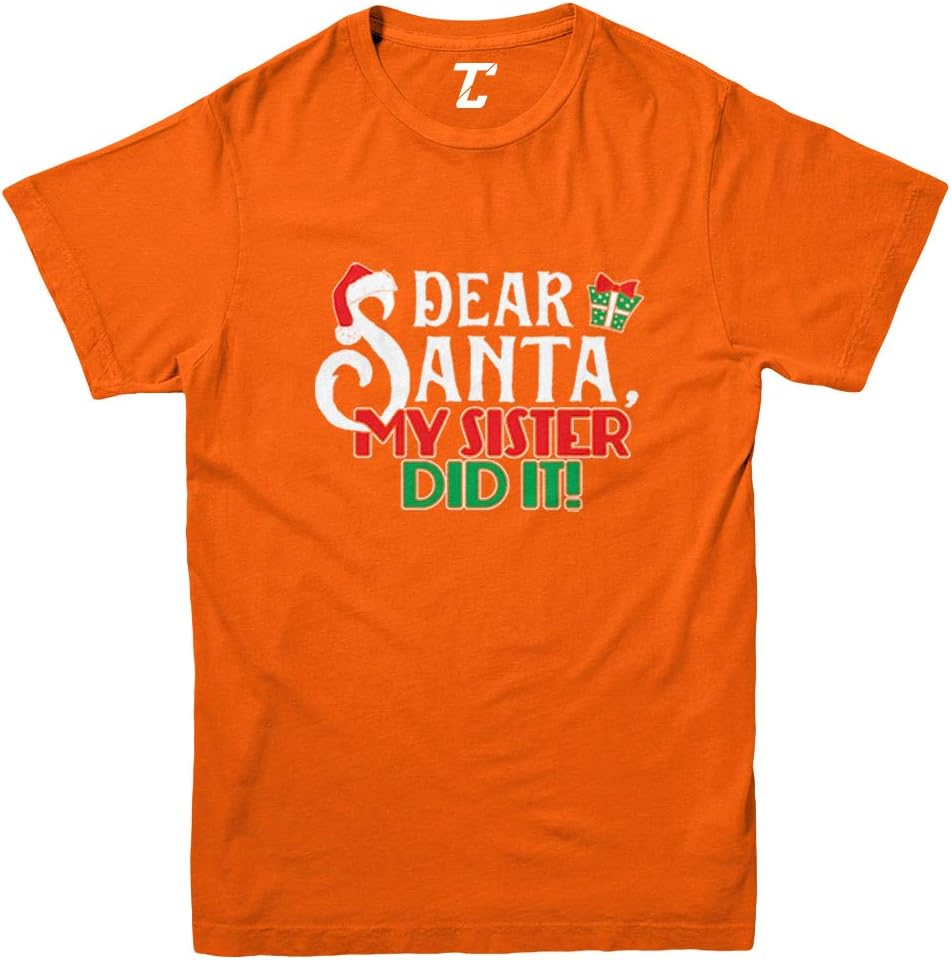 Dear Santa My Sister Did It! - Christmas Youth T-Shirt