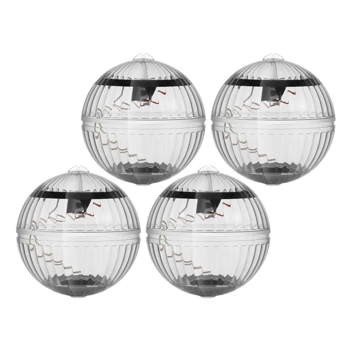 Lámpara Solar Flotante para Piscina y Jardín, Luz Que Cambia de Color, 4 Piezas, Material Plástico Resistente y Batería Recargable Incluida, Adecuado para Casa y Apartamento