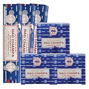 Nag Champa Incense Sticks and Nagchampa Incense Cone Variety Pack Bundle Insence-Sticks Insence Insense Insiensos Nag Champa Incense Sticks and Nagchampa Incense Cone Variety Pack Bundle Insence Sticks Insence Insense Insiensos
