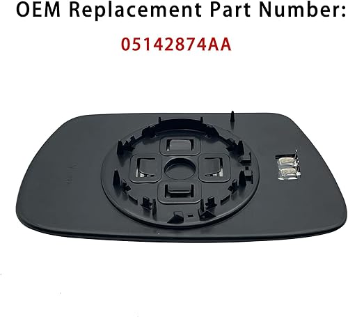 Miniatura 6 de Espejo de repuesto con calefacción para el lado del pasajero derecho para Jeep Grand Cherokee 2005 2006 2007 2008 2009 2010 para Jeep Grand Cherokee