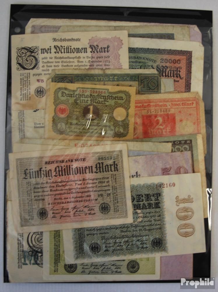 Prophila Collection alemán Imperio 25 Varios Billetes de Banco de Weimar república (Billetes de Banco para coleccionistas - sin Medio de Pago)