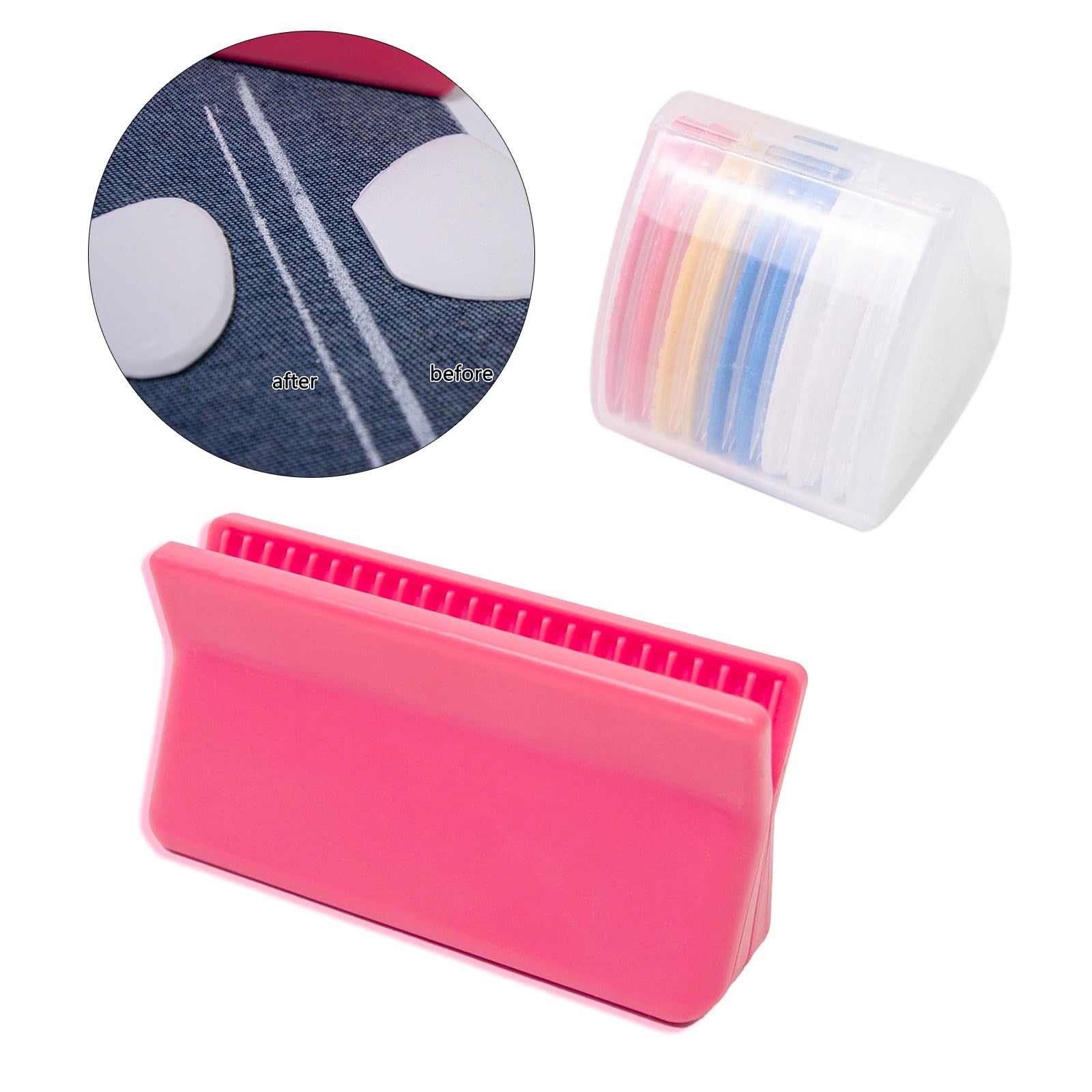 Montesy Tailor's Chalk Sharpener Dressmaker Chalk Practical Clothing Cutting Aid Dressmaker Sewing Supplies for Quilting Sewing
