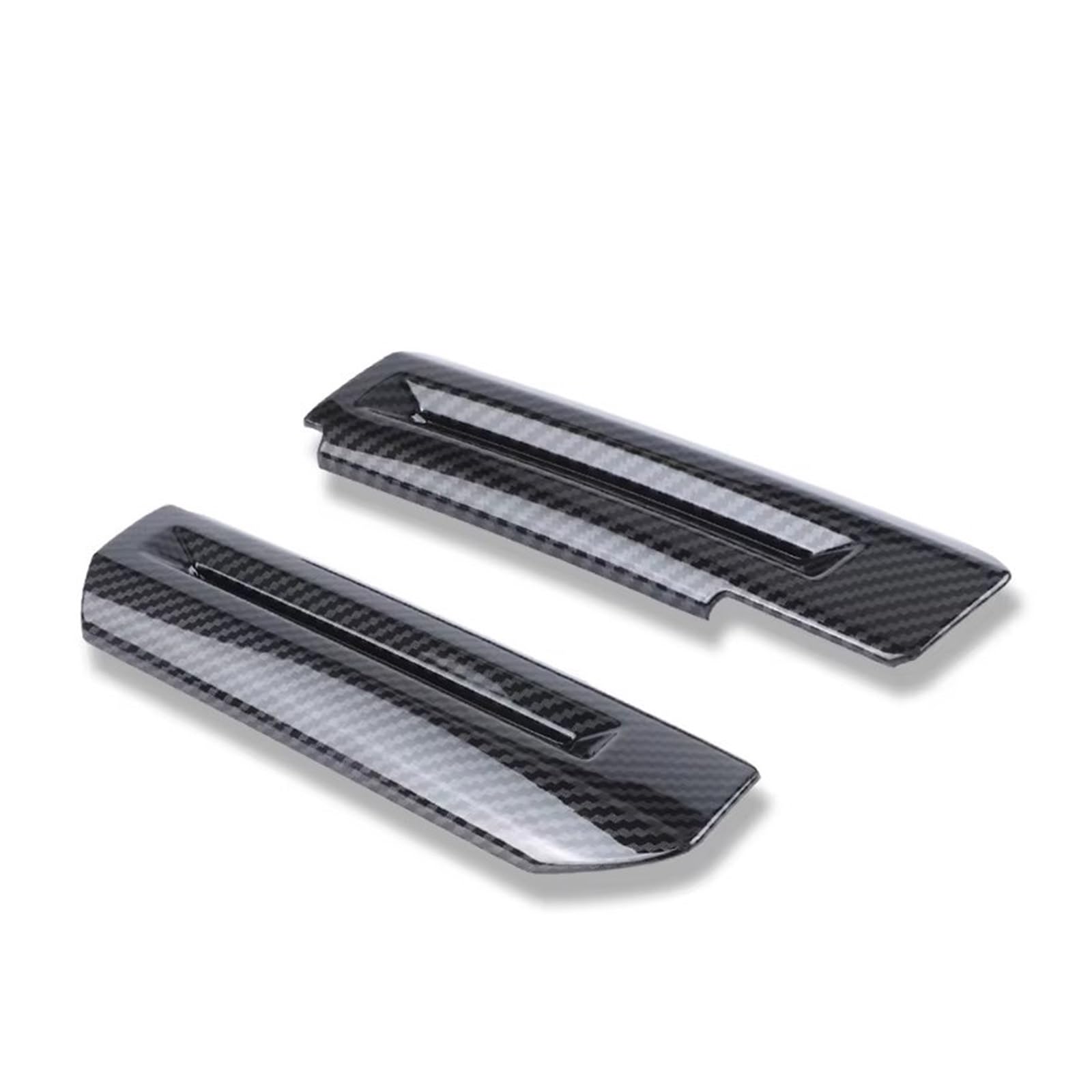 WIJHJET for for Mustang 2015-2020 Auto Carbon Fiber Interior Door Armrest Trims Decoration Cover Stickers Car Interior Door Handle