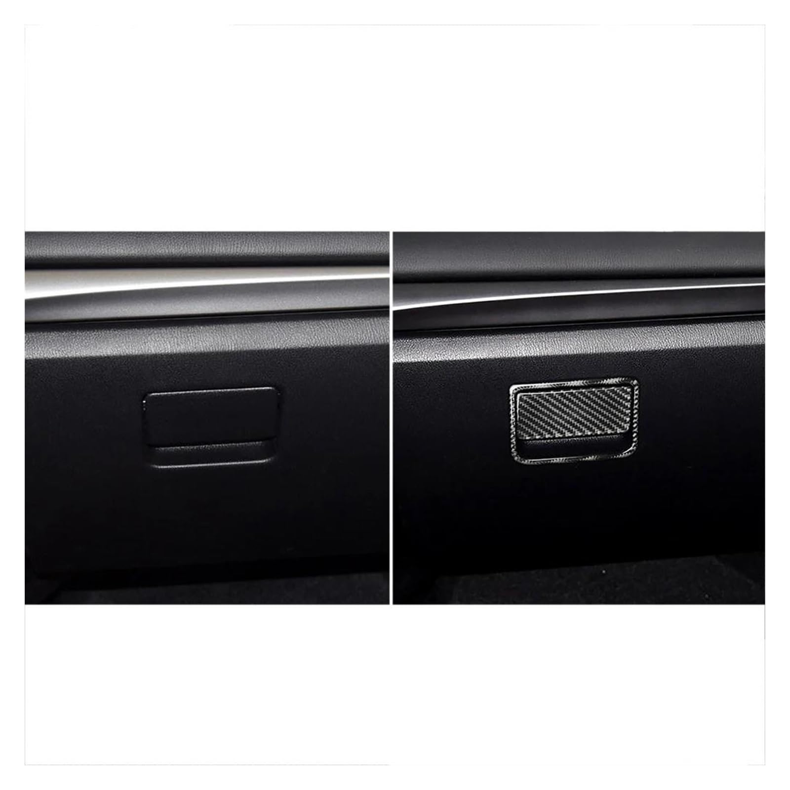 Autozubehör Innenraum Auto Passagier Lagerung für Schalter Rahmen Trim Aufkleber Carbon Look Innendekoration Für 3 für Axela 2013-2018