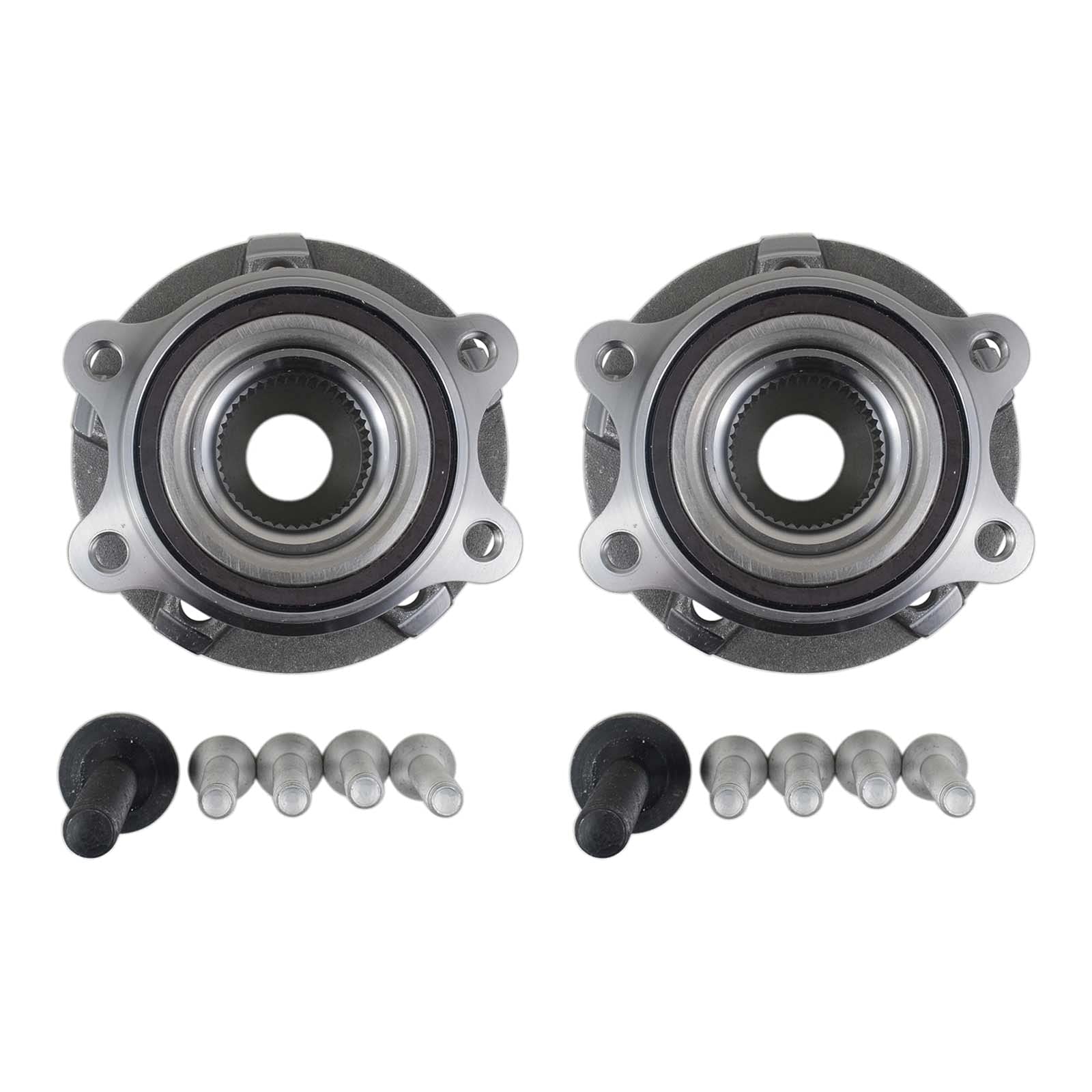 Paire de Jeux de Roulements de Roue Pré-Assemblés Avec Moyeu de Roue Compatible avec A5 A4 A8 A7 A6 Q5 2.0 2.8 3.0 3.2 8T3 4G2 8F7 8KH 8K0407613B 4H0498625B