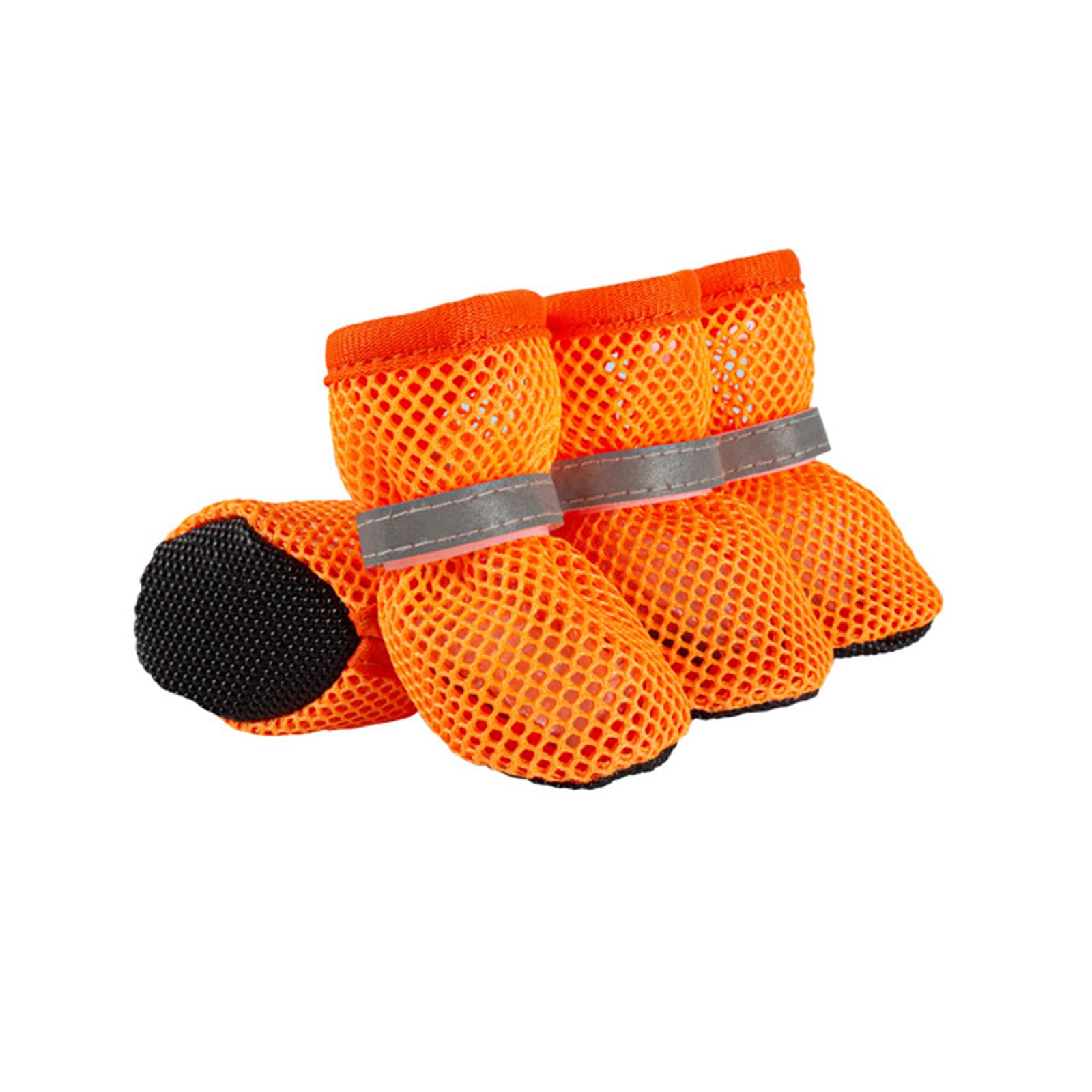 HDKUW 4PCS Dog Shoes for Hot Pavement - Breathable Mesh Dog Shoe for Small Medium Dogs, Dog Boots Paw Protectors, Non-Slip, Easy-Clean Dog Booties for