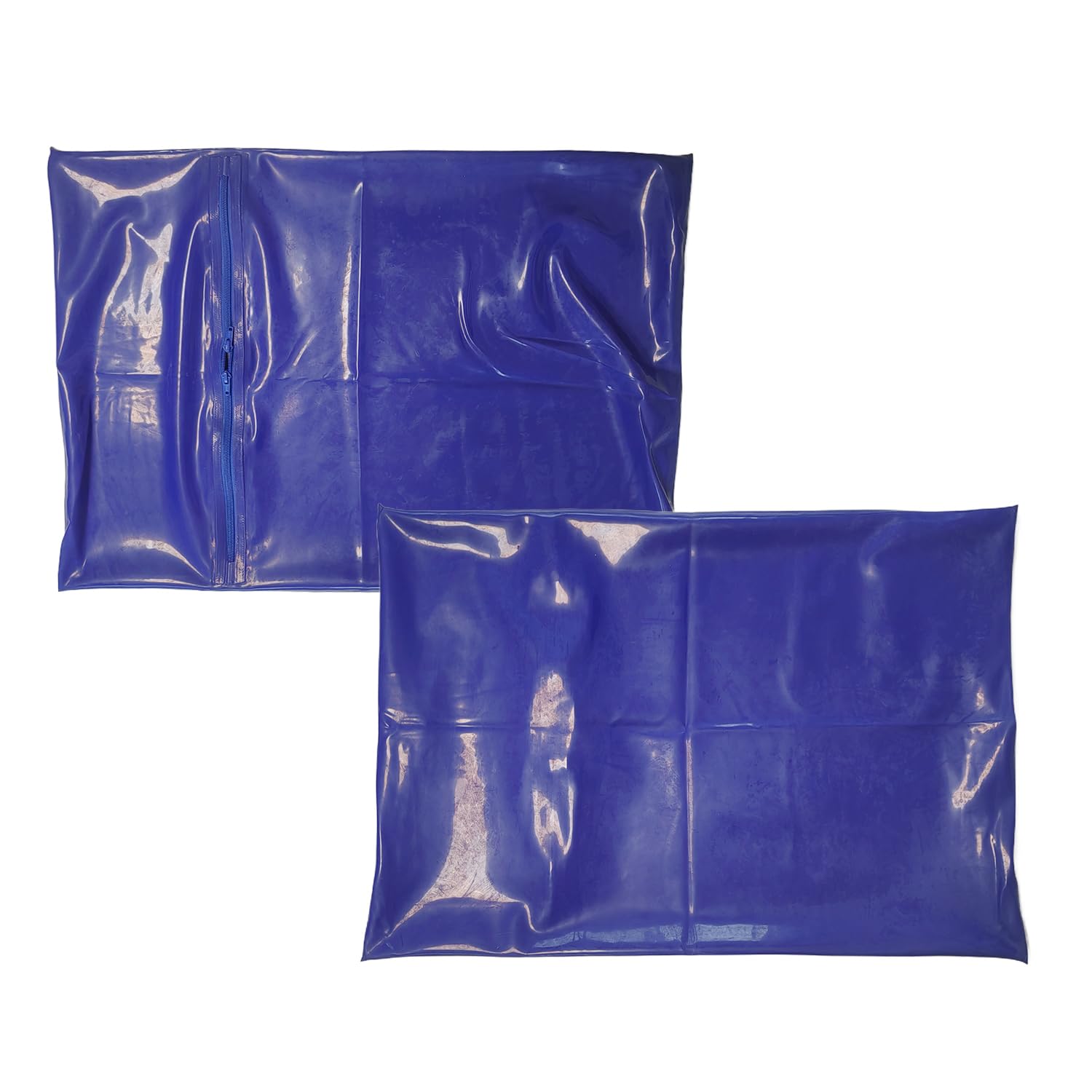 Latex Kissenbezug Wasserdicht – 50x70 Cm (20x28 Zoll), 0,4 Mm Naturlatex, Mit Reißverschluss