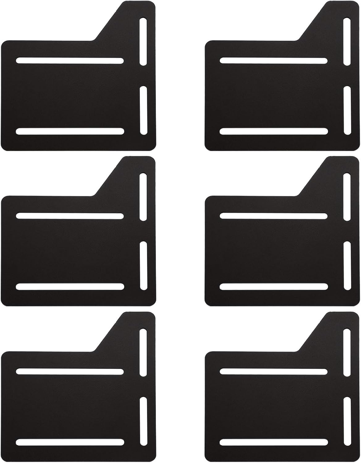 6Pcs Bed Frame Brackets Adapter for Headboard, Heavy Duty
