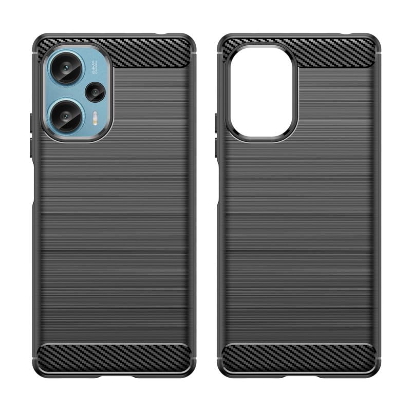 Image of Hybrid Carbon Fiber Back Case for Poco F5 5G (Black)