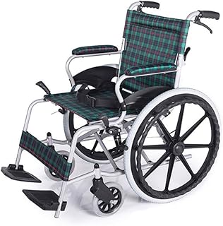 Guoyajf Silla De Ruedas Comfort Driven con Brazos Largos Y Reposapiés Elevables para Mayor Comodidad, Silla De Ruedas Ligera Y Fácil De Usar con Asiento De 46 Cm