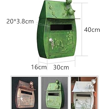 Amazon.co.jp: メールボックス 北欧 郵便受け 小型 防水 モダン