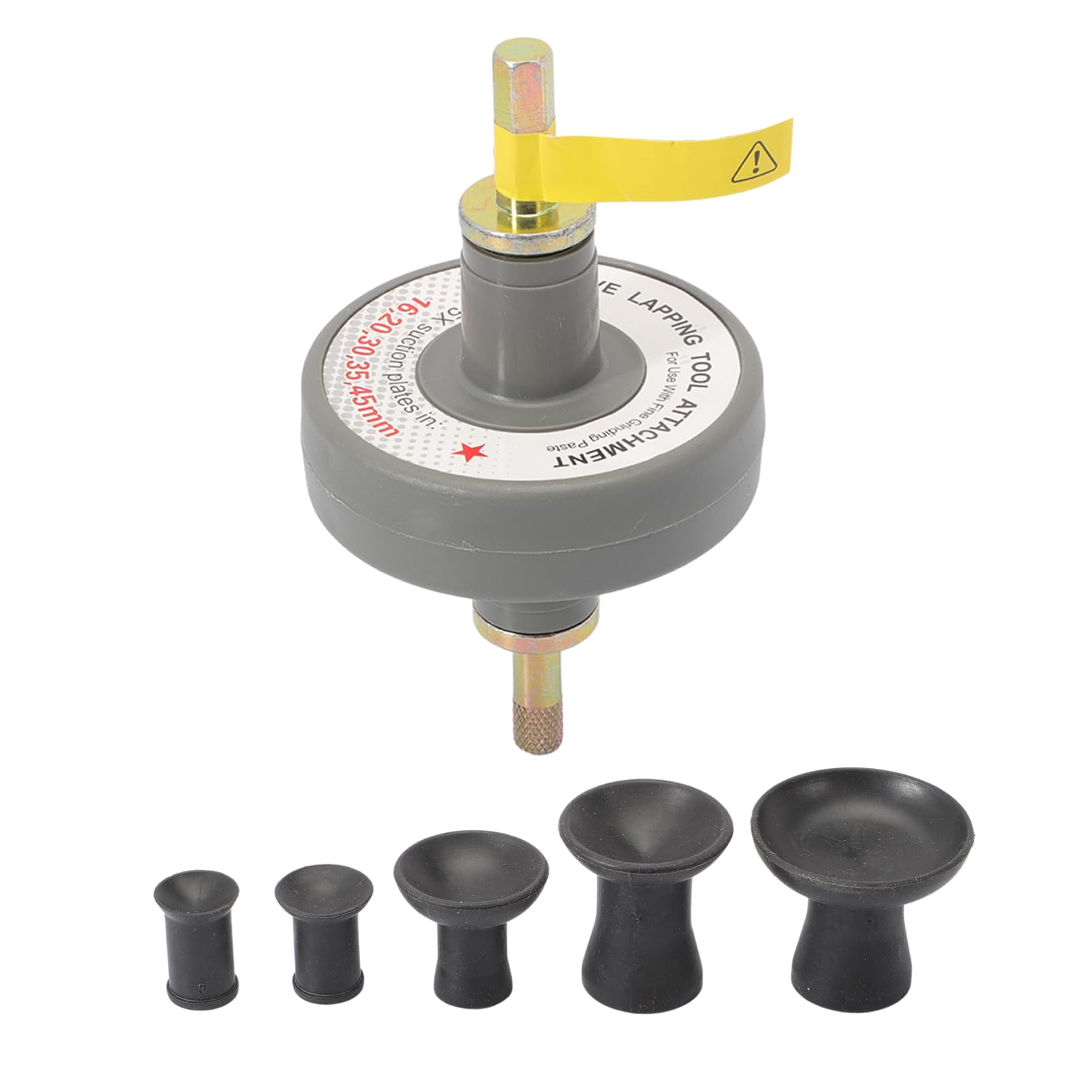 SQLJYU Kit Outils De Rodage De Soupapes Professionnel - Meuleuse Réparation Voiture Avec 8 Plaques D'Aspiration, 1000-1250 TR/Min