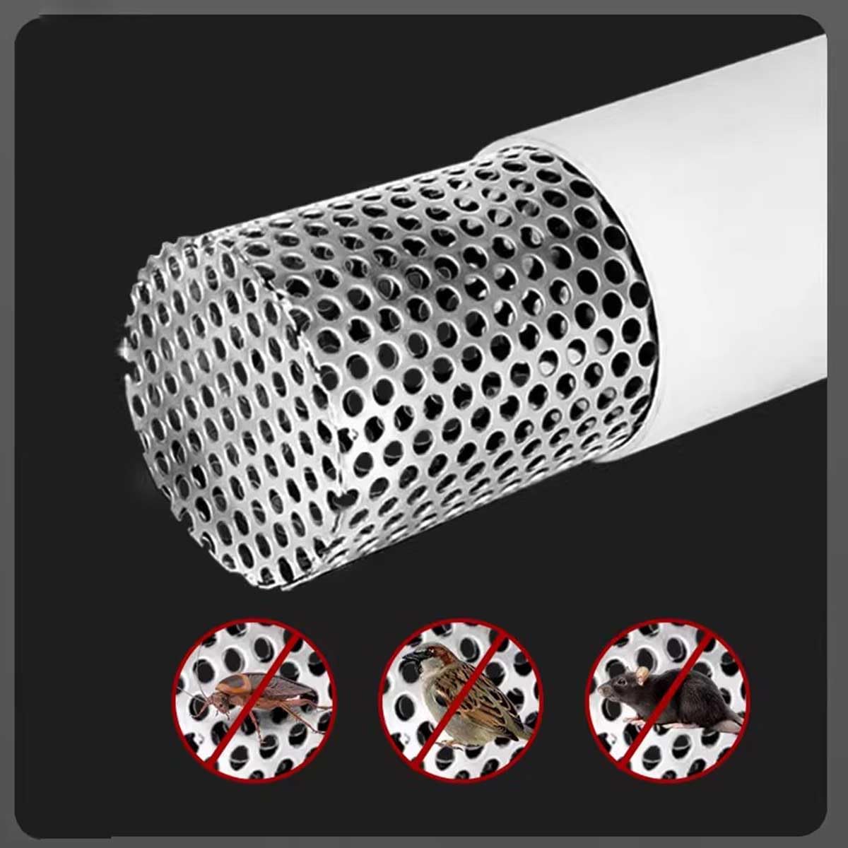 304 Edelstahl Lochblech 25x100cm 0,5mm Stärke mit 3mm Rundlöchern | Leicht schneid- und biegbar, geeignet für Lüftung, Filter, DIY-Dekoration, Gewerbe, Industrie und Labor