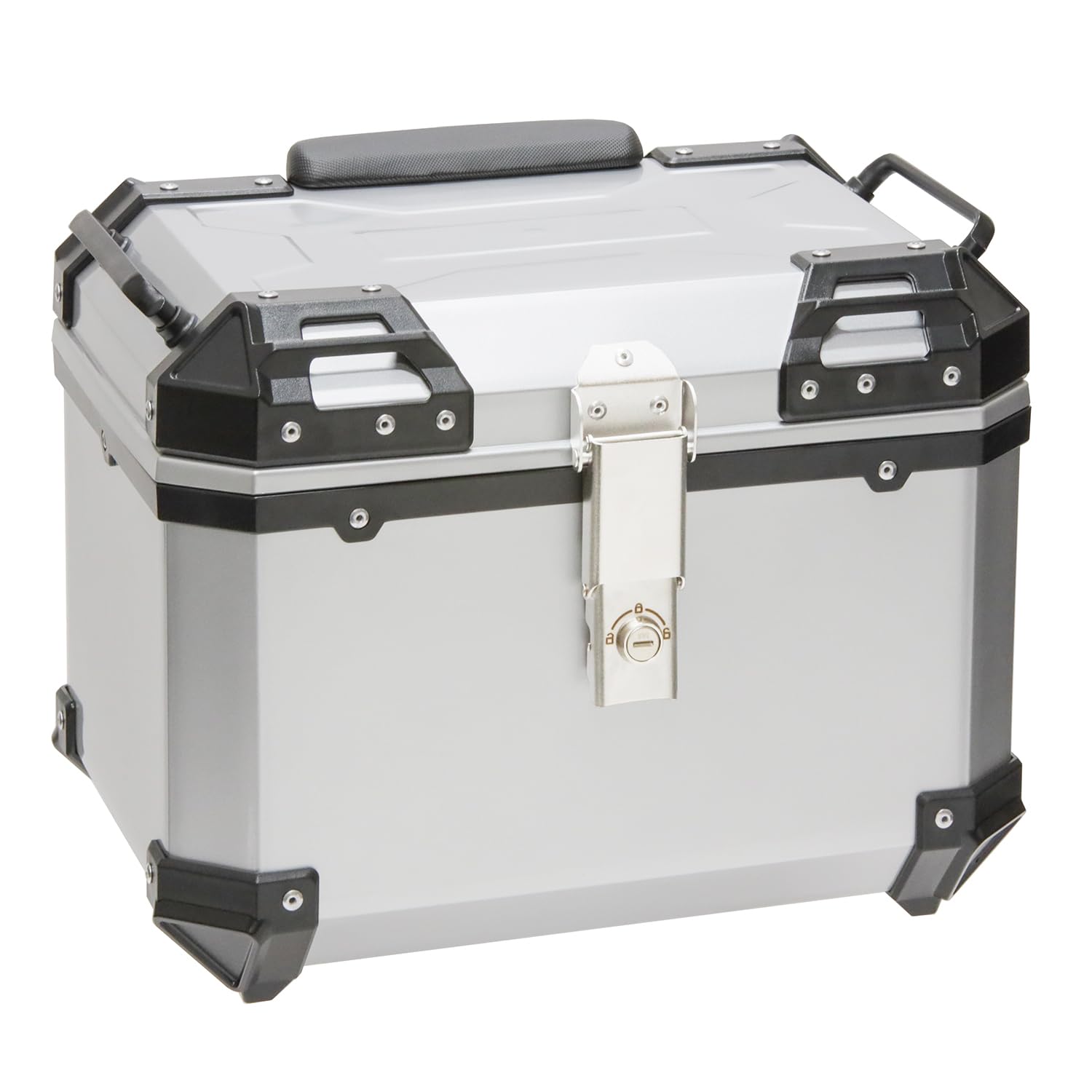 Amazon | リアボックス 45L スクエアタイプ シルバー 銀 トップケース