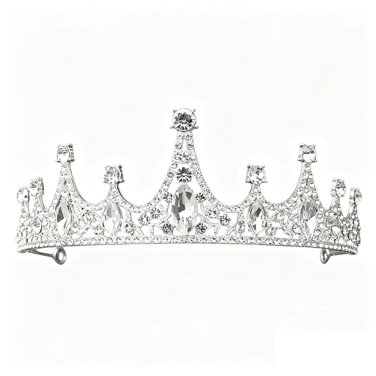 New Wedding Headpiece for Bride Bridal Crown Rhinestone Crystal Headgear