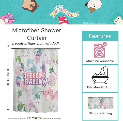 Miniatura 13 de Franco Juego de cortina de ducha y anillos de 13 piezas de Peanuts (producto 100% oficial)