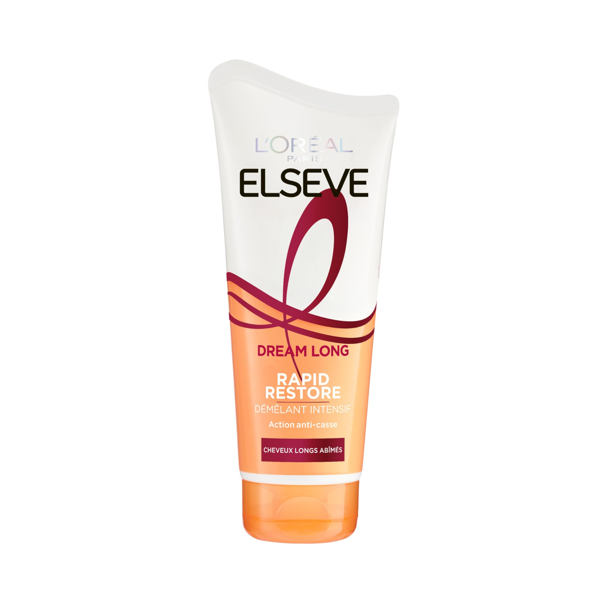 L'ORÉAL PARIS - Rapid Restore Intensive Conditioner - Long Hair - Anti-Breakage Action - Amino Acid and Castor Oil - Elseve Dream Long - 180 ml