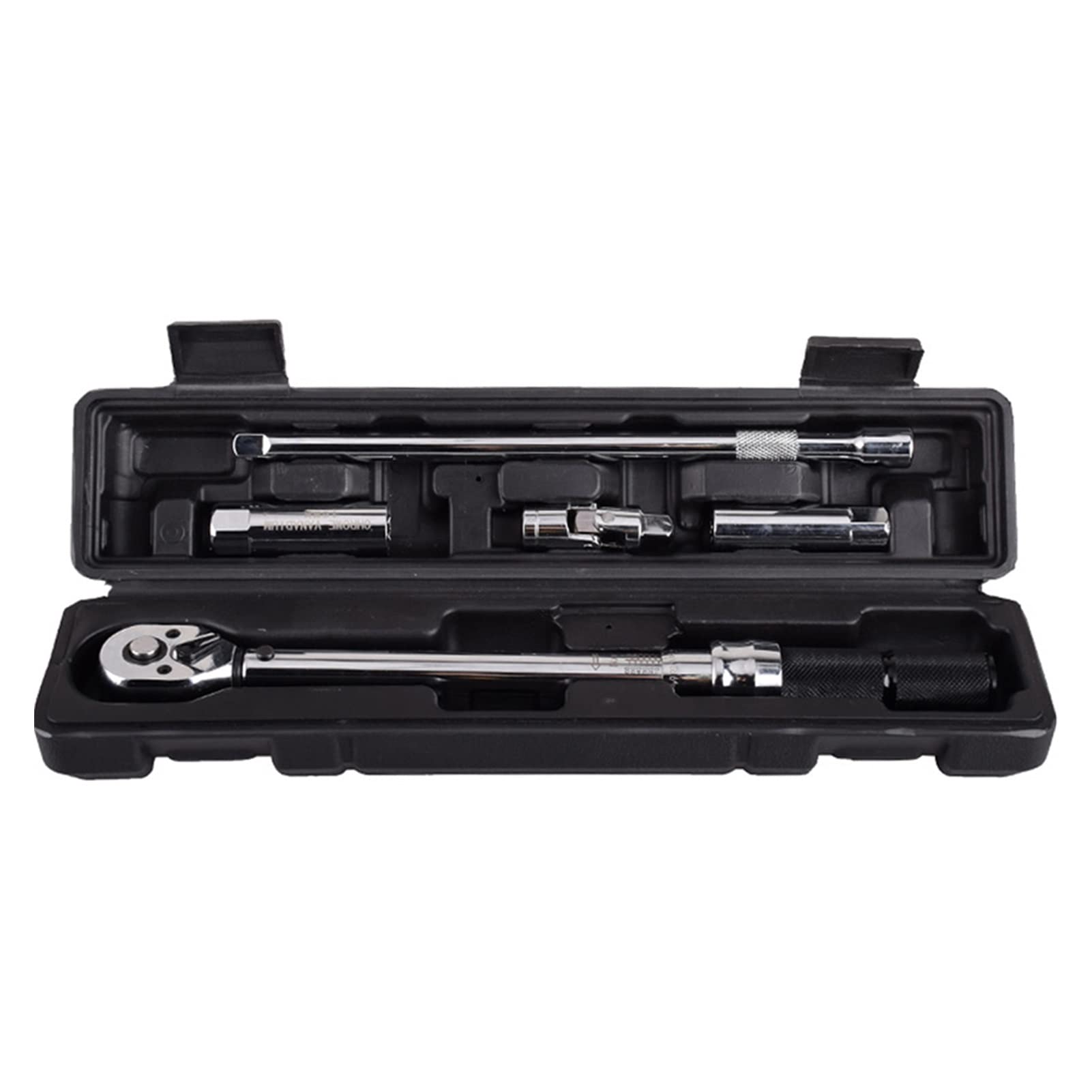 KLKVTGWGZK 5pcs 3/8 Inch 5-60Nm Adjustable Torque Wrench Set Bike Car Fixing Tool Accurate Repairing Spanner Kit Hand Tool Wrench