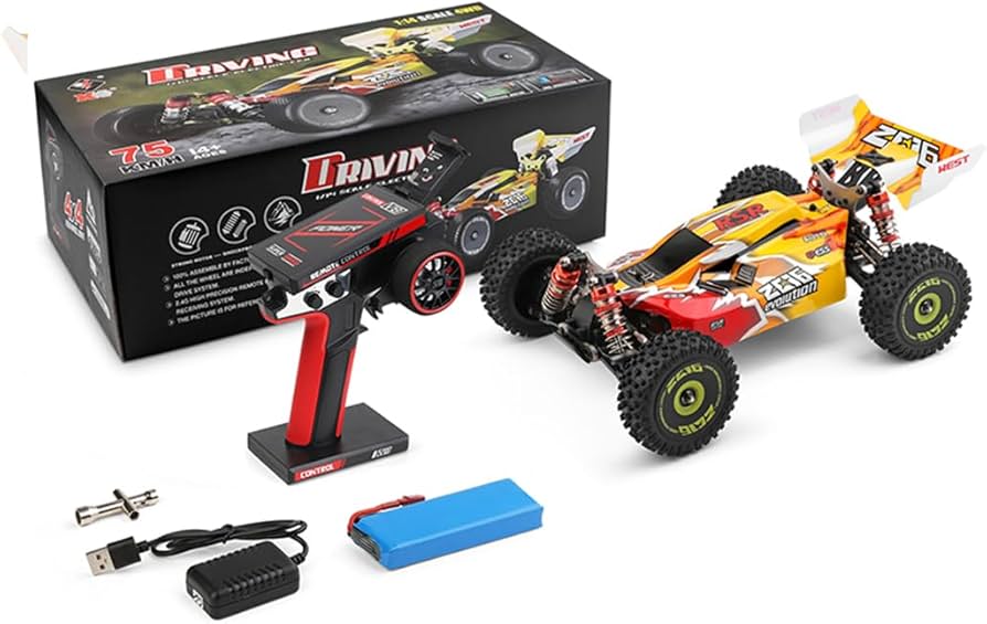 Amazon.co.jp: WLTOYS 144010 1:14 電動RCドリフトカー 75KM/H