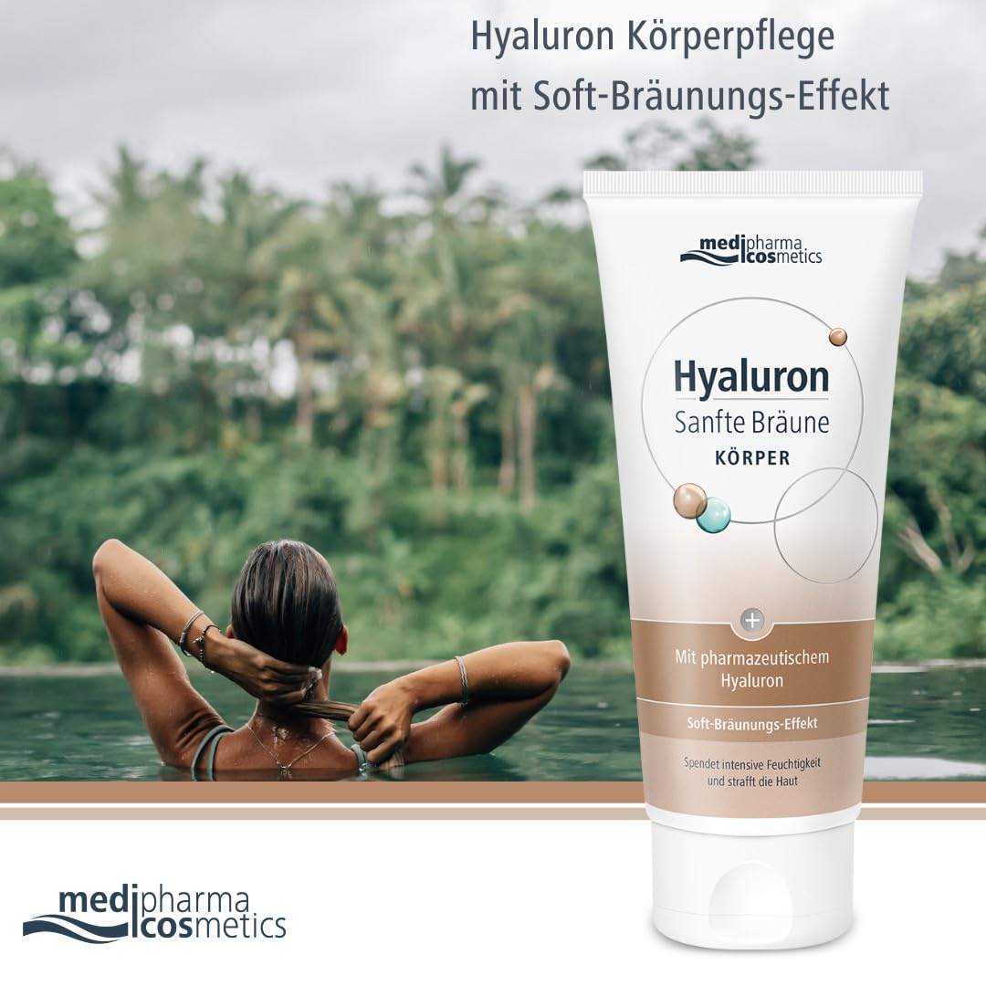 Medipharma Cosmetics Hyualuron Sanfte Bräune Körpercreme, 200 ml Kremowa