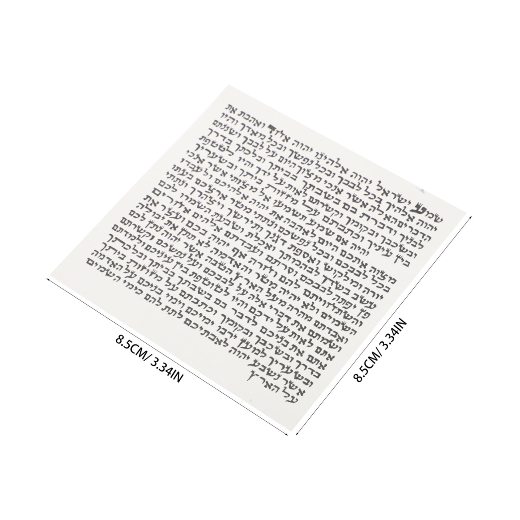 Set Mezuzah Ebraica In Peltro | 2 Mezuzah Con Pergamene | Per Porta | Decorazione Religiosa Vintage - Foto 5