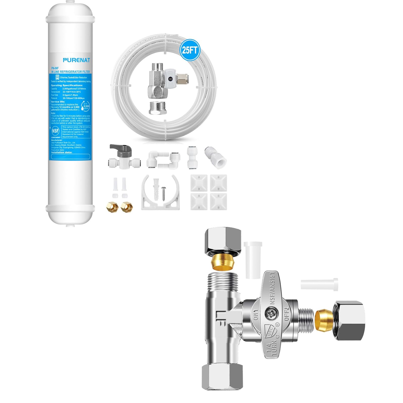 SpringClear Water Gem Compatible In-Line Filter Cartridge With 3/8