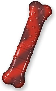 Textured Nylabone Dura Chew Beef Jerky Power Chew - Chew Bone for Extremely Strong Chewing Dogs - Medium - for Dogs up to 16 kg product image