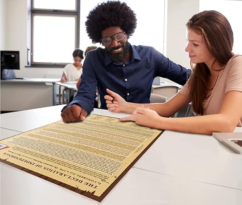 Miniatura 3 de Daydream Education Póster de Declaración de Independencia  Grande 23.4 x 16.5 pulgadas  Laminado  Decoración de aula de escuela media y secundaria