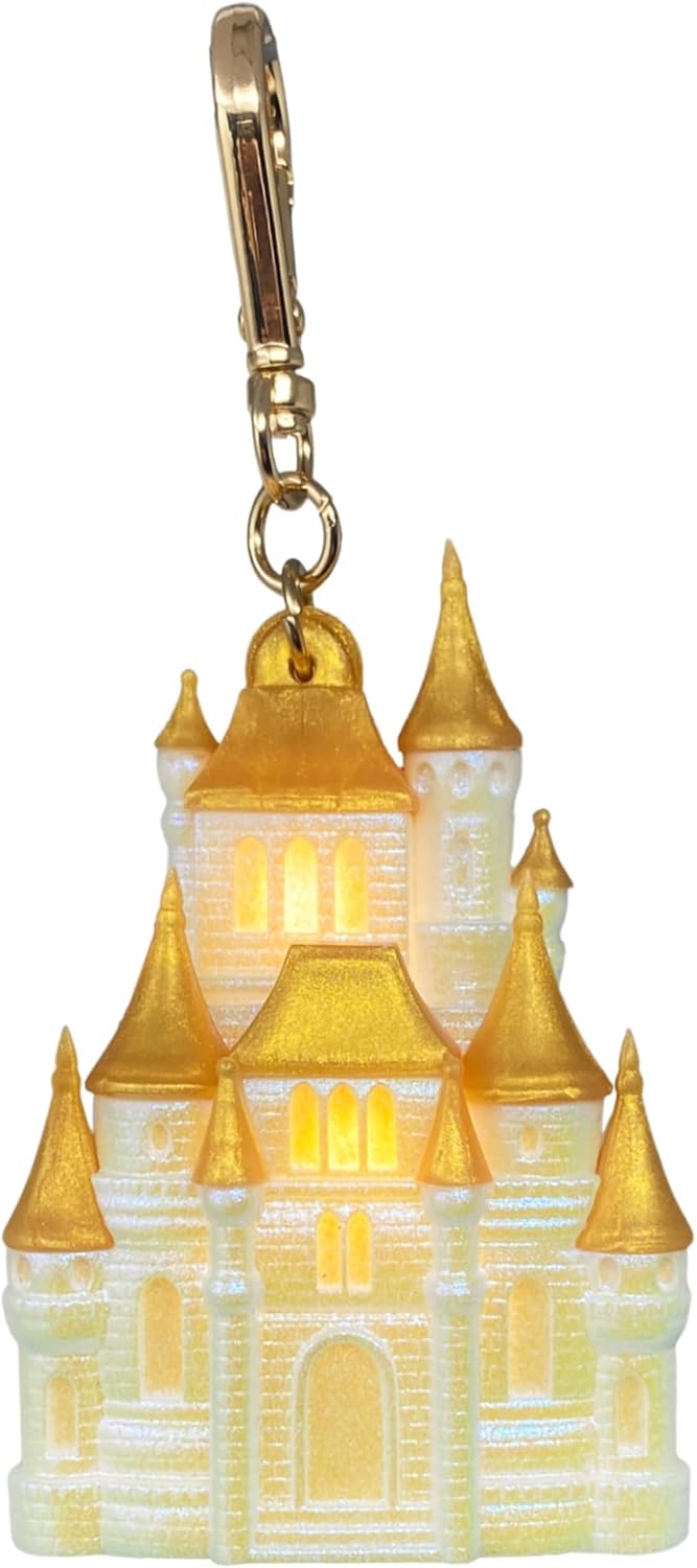 Bath & Body Works Limited Edition Princess Collection Light-up Castle PocketBac Holder with a Peach Gardenia Sample Soap