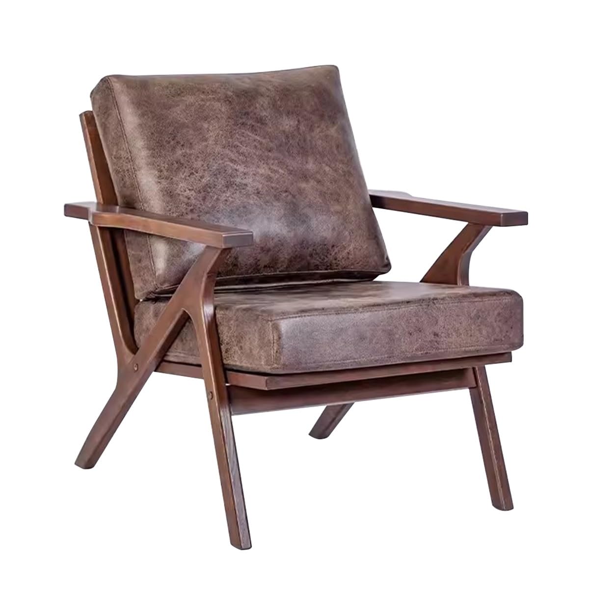 Amazon.co.jp: リビングルーム用アームチェア ウッドフレームの