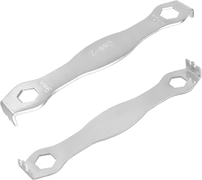 Upgrade Hardened CNW-2 Chainring Nut Wrench | Mountain Bike Chainring Wrench 2pcs