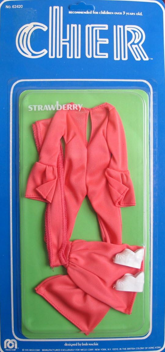 CHER Designer Fashions STRAWBERRY Bob Mackie Outfit (1976 Mego)