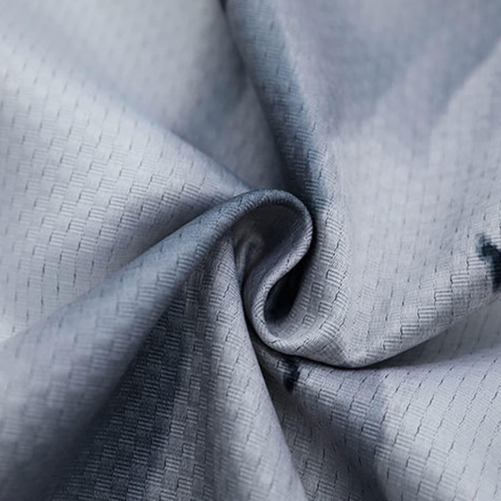 Zasłony nieprzezroczyste na przelotkach, klasyczne zasłony z nadrukiem atramentowym i poziomym, poliester, zasłona do sypialni, salonu, zasłona termiczna, zestaw 2 sztuk, szare, szer. 3 x wys. 2,7 m