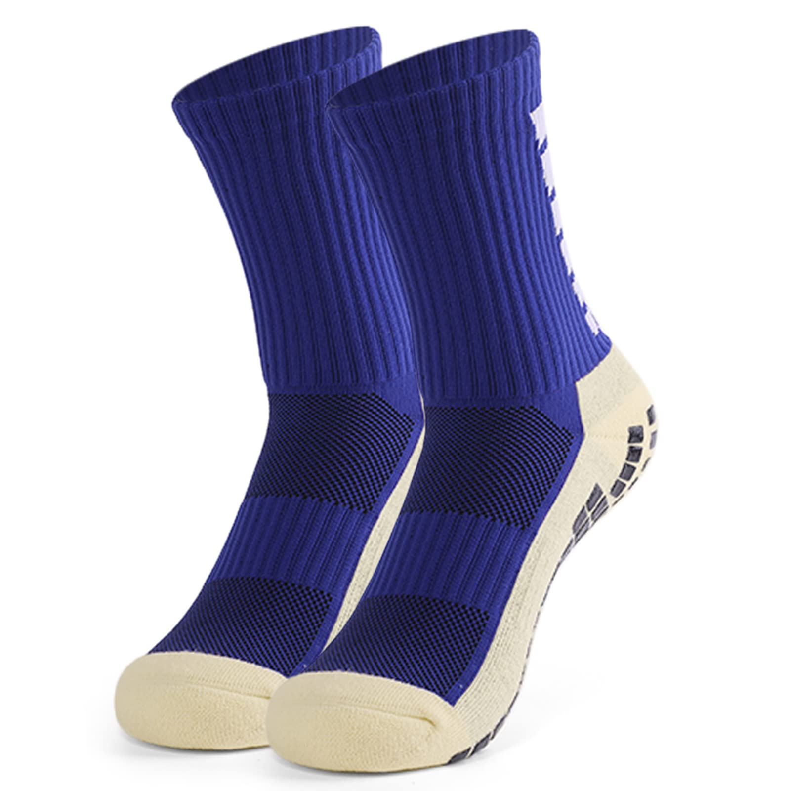 Calze da calcio antiscivolo da uomo Calze da ginnastica a compressione per basket Calcio Pallavolo Corsa Trekking Escursionismo