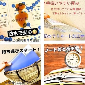 【¥4,850引】ゆめ乃算命学キホン全部セット　レベル１～４ Amazon.co.jp: ゆめ乃算命学キホン⑨宇宙盤守護神基本表 レベル