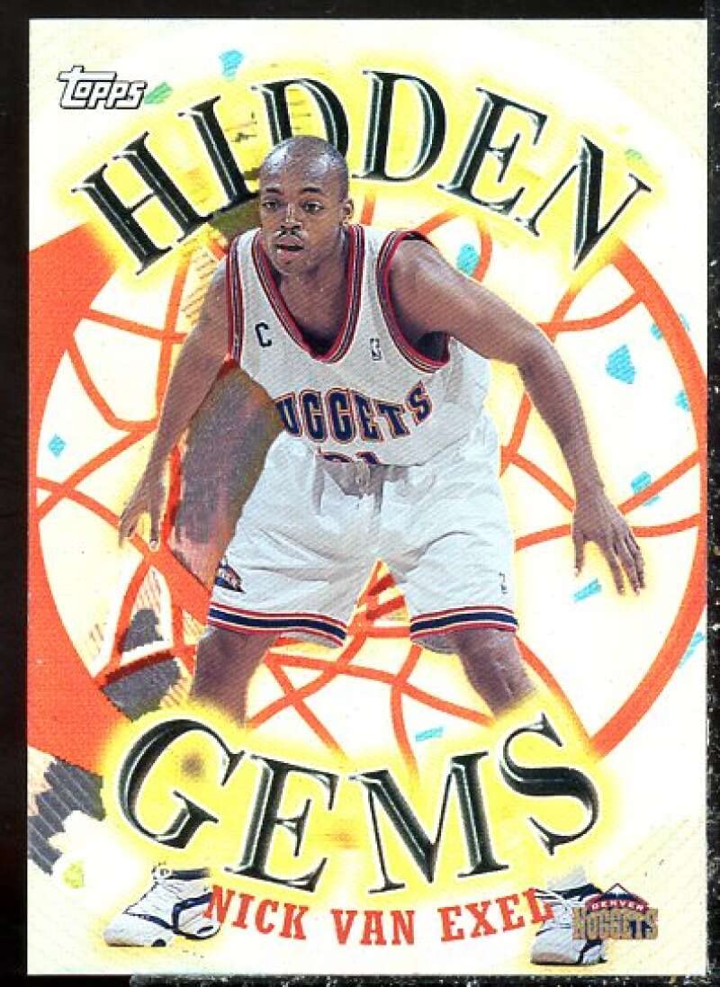 Nick Van Exel Card 2000-01 Topps Hidden Gems #HG9